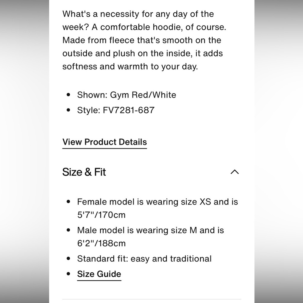 Jordan Women's Brooklyn Fleece
Pullover Hoodie & Joggers Gym Red Matching Set - Picture 13 of 13